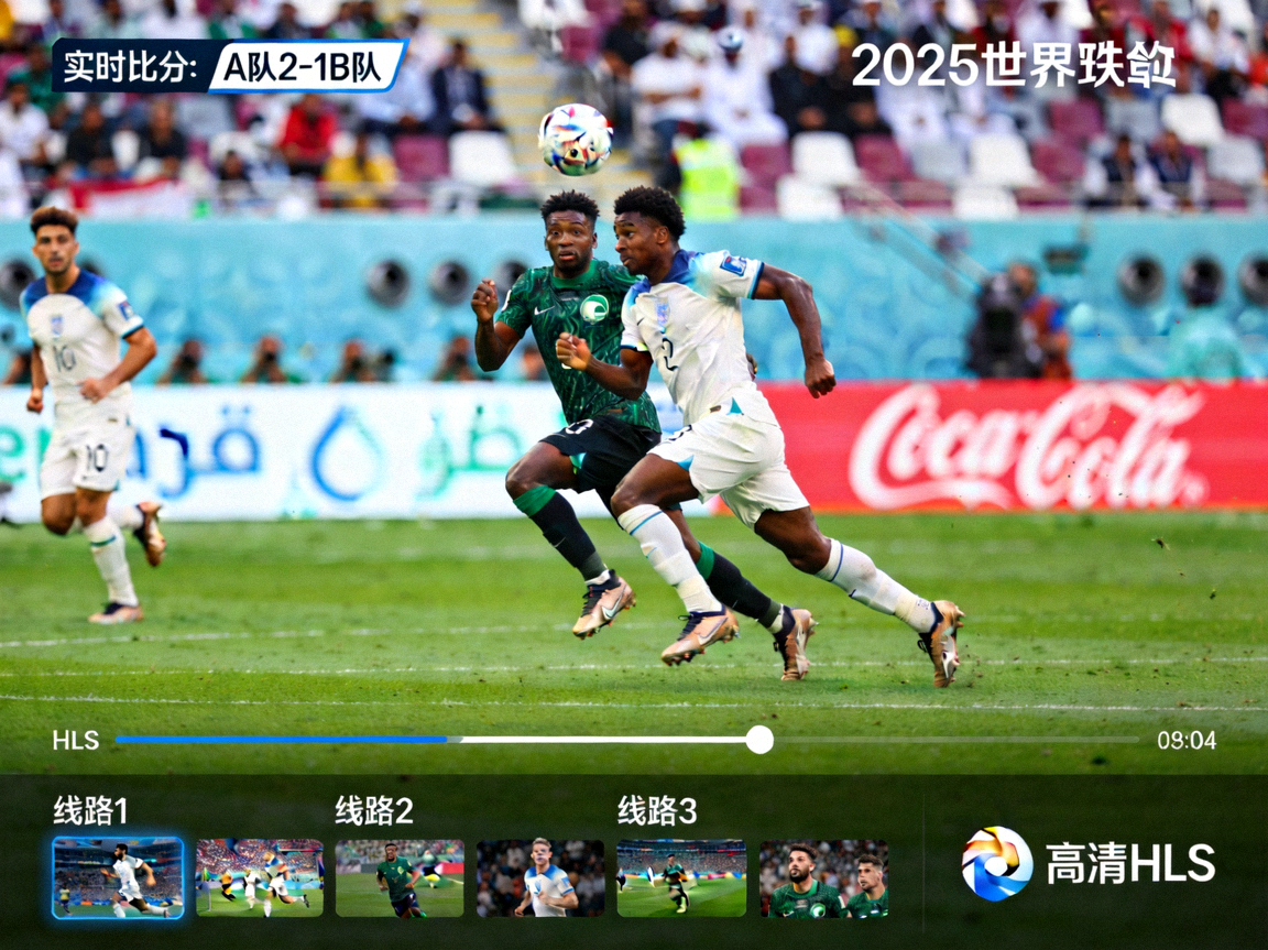 2026世界杯足球直播画面 高清HLS播放器 多线路 实时比分叠加